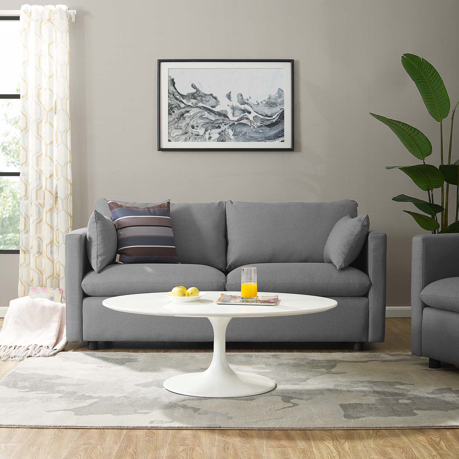 Modway Activate Upholstered Fabric Sofa | Sofas | Modishstore-25