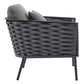Modway Stance Outdoor Patio Aluminum Armchair | Armchairs | Modishstore-12