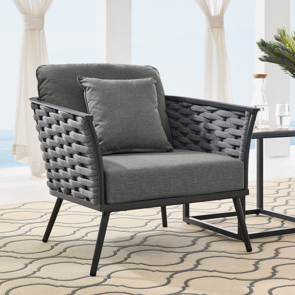 Modway Stance Outdoor Patio Aluminum Armchair - EEI-3054 | Outdoor Chairs | Modishstore - 7