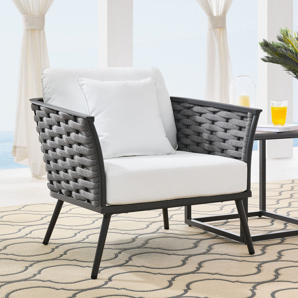 Modway Stance Outdoor Patio Aluminum Armchair - EEI-3054 | Outdoor Chairs | Modishstore - 14