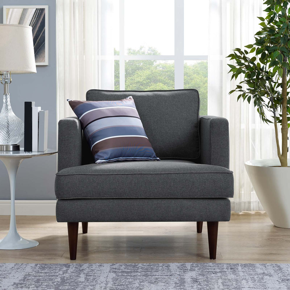 Modway Agile Upholstered Fabric Armchair - EEI-3055 | Armchairs | Modishstore - 7