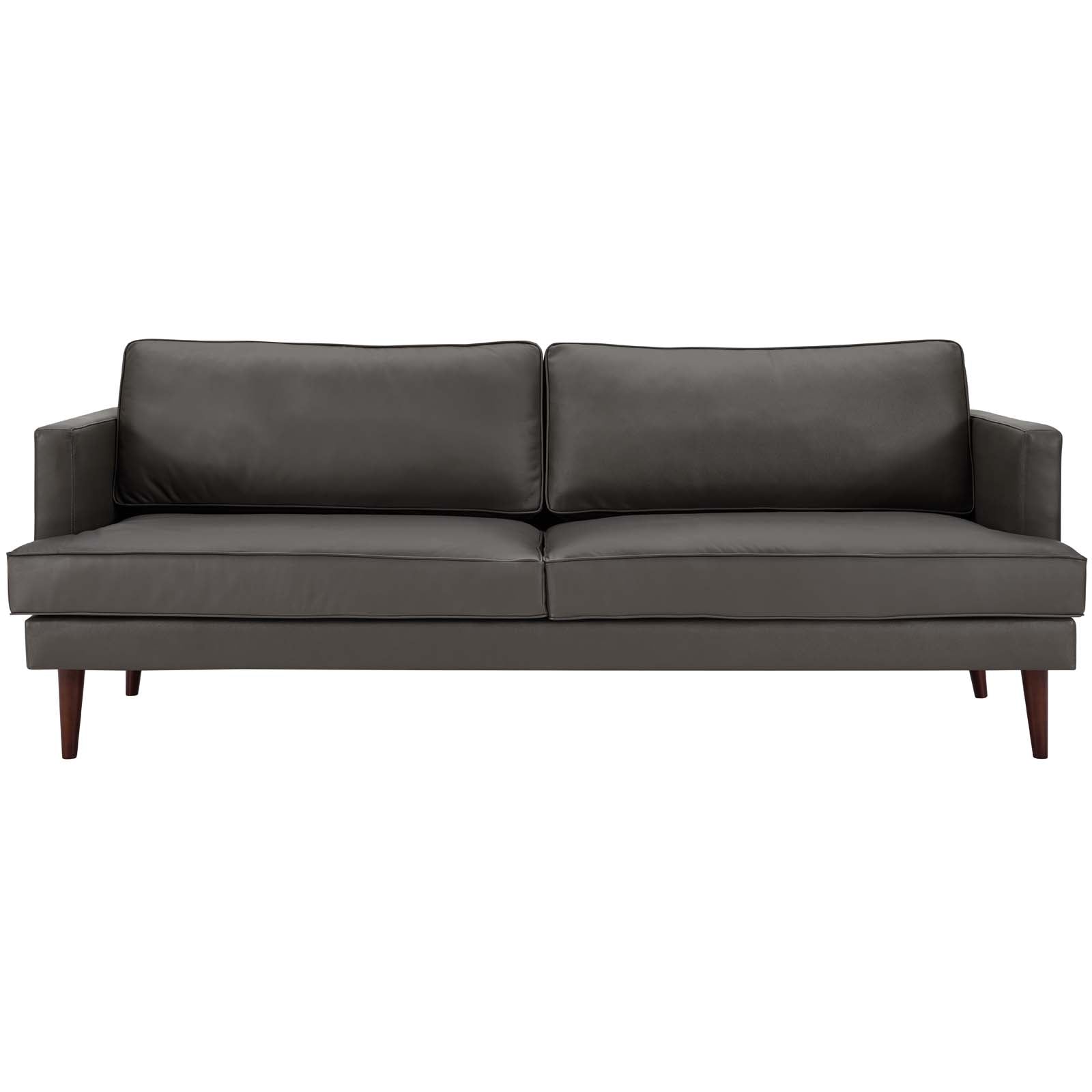 Agile Genuine Leather Sofa By Modway - EEI-3058 | Sofas | Modishstore - 4