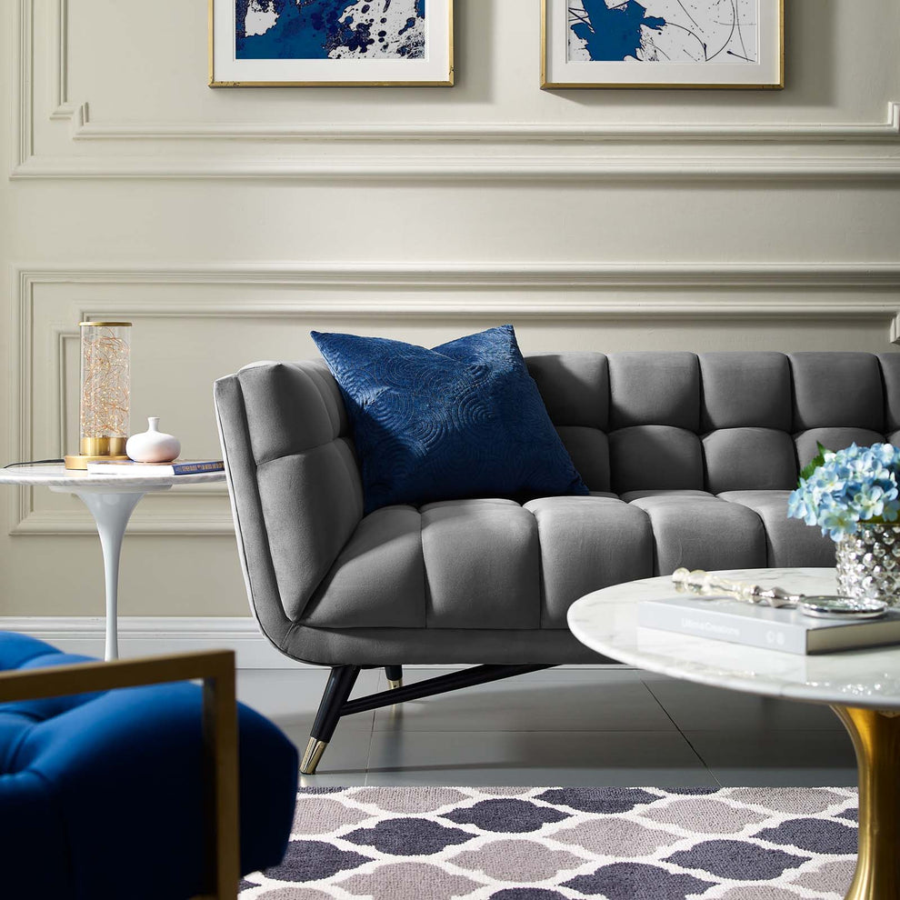 Modway Adept Upholstered Velvet Sofa - EEI-3059 | Sofas | Modishstore - 2