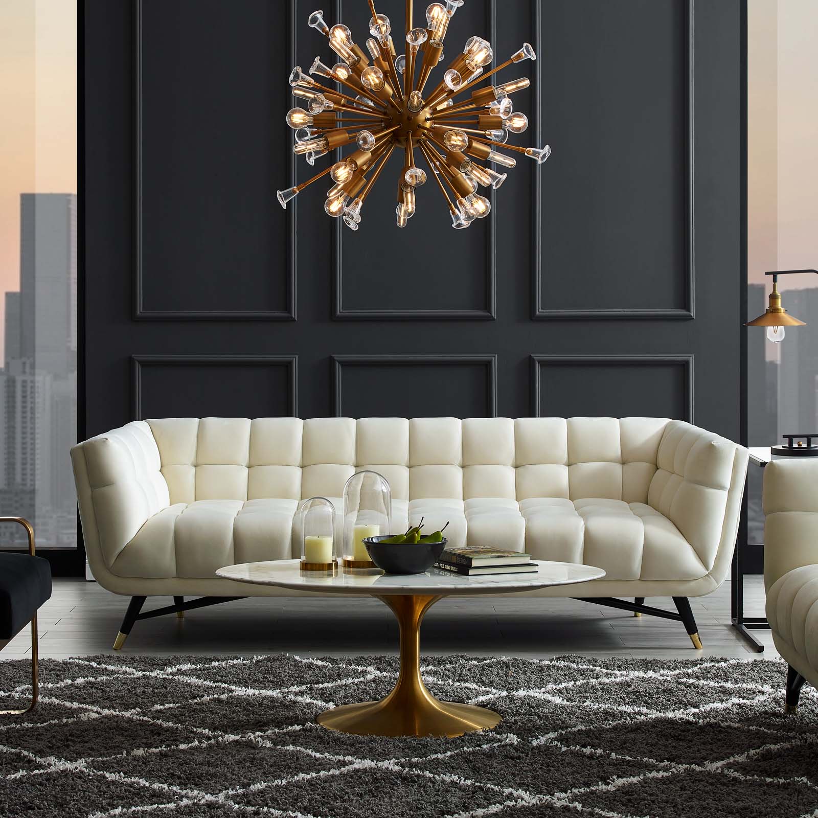 Modway Adept Upholstered Velvet Sofa | Sofas | Modishstore-7