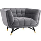 Modway Adept Upholstered Velvet Armchair | Armchairs | Modishstore-2