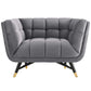 Modway Adept Upholstered Velvet Armchair | Armchairs | Modishstore-5