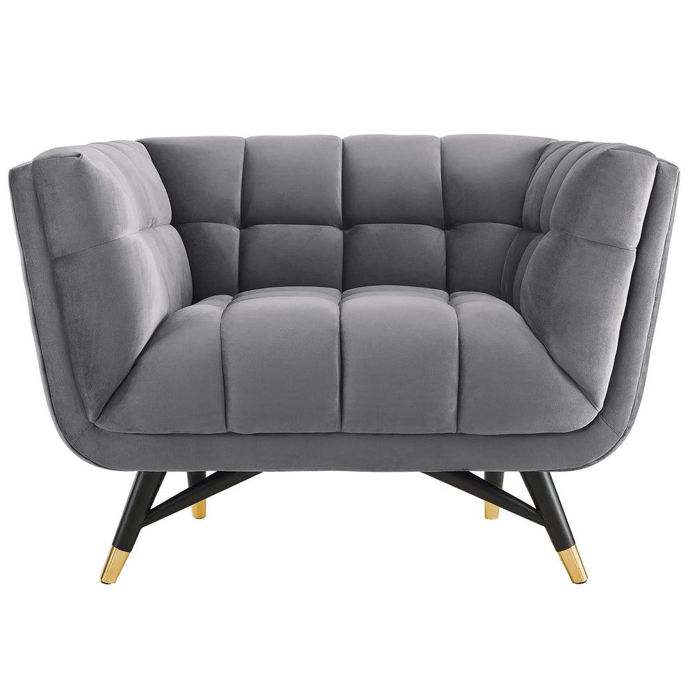 Modway Adept Upholstered Velvet Armchair - EEI-3060 | Armchairs | Modishstore - 5