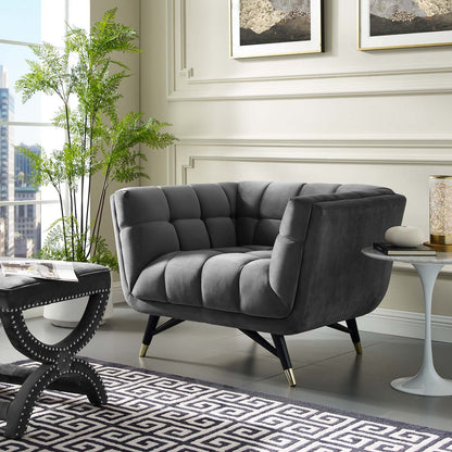 Modway Adept Upholstered Velvet Armchair | Armchairs | Modishstore