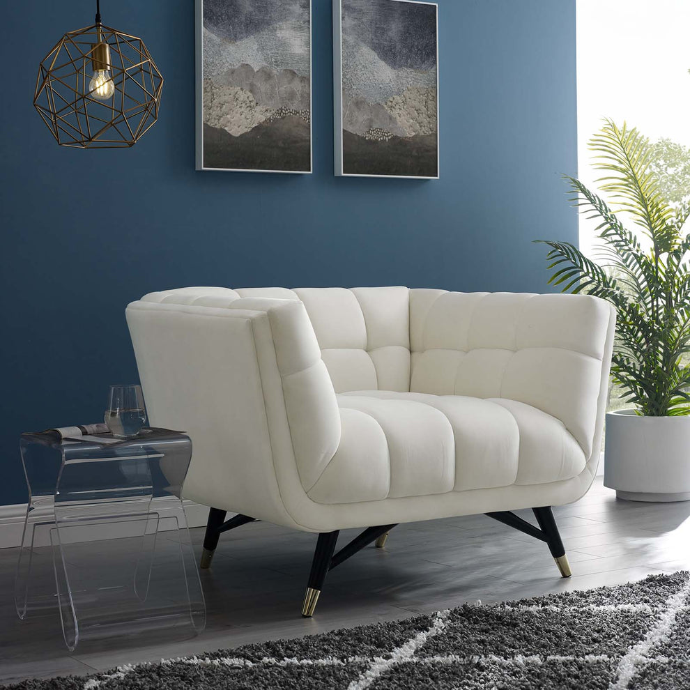 Modway Adept Upholstered Velvet Armchair - EEI-3060 | Armchairs | Modishstore - 6