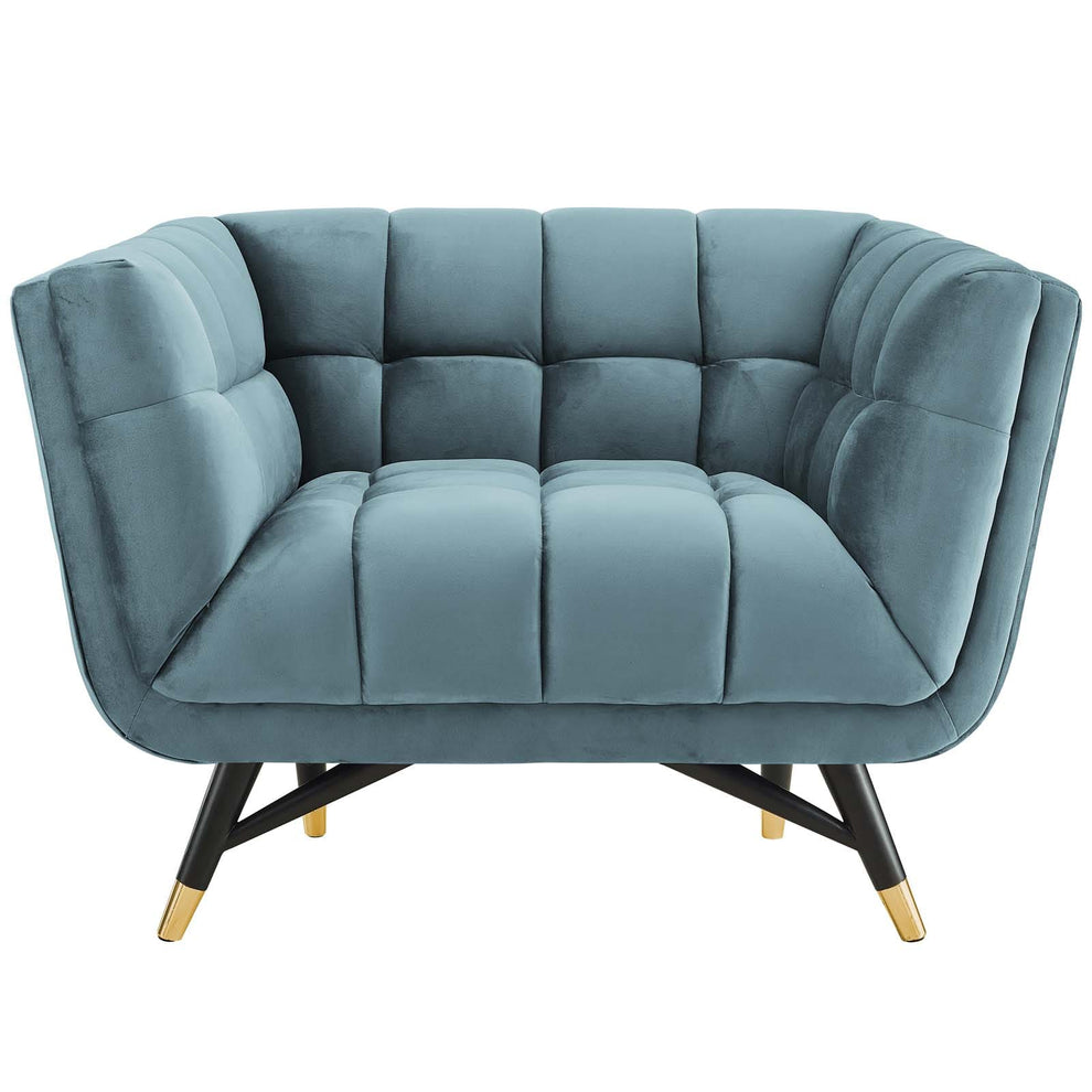 Modway Adept Upholstered Velvet Armchair - EEI-3060 | Armchairs | Modishstore - 19
