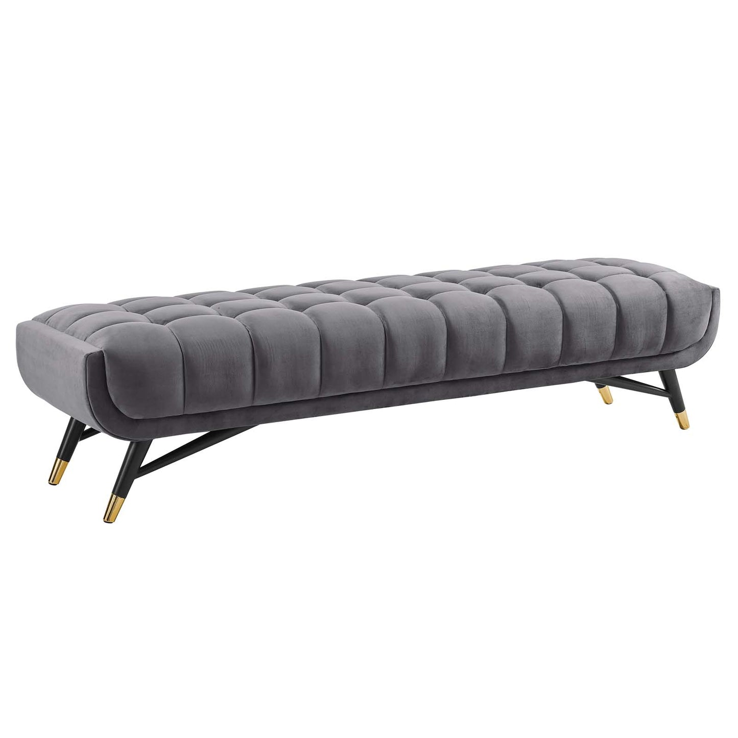 Modway Adept Upholstered Velvet Bench | Stools & Benches | Modishstore-2