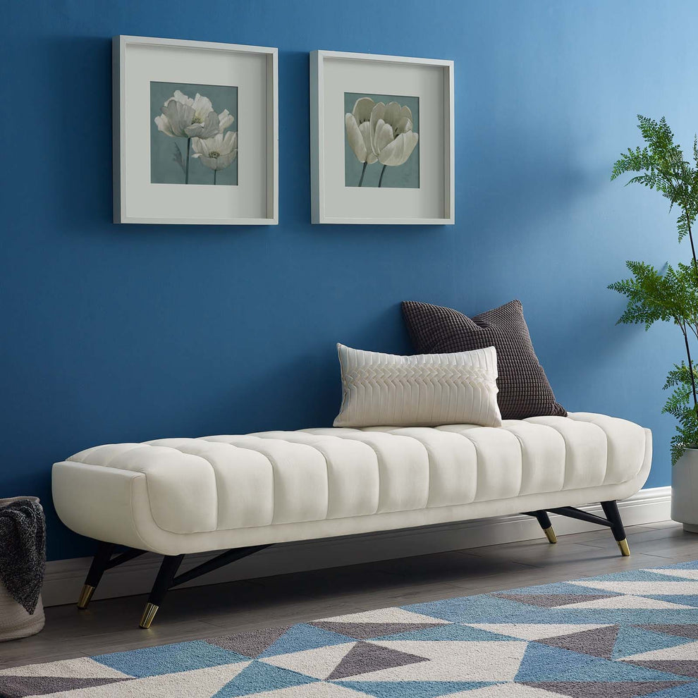 Modway Adept Upholstered Velvet Bench - EEI-3061 | Benches | Modishstore - 5