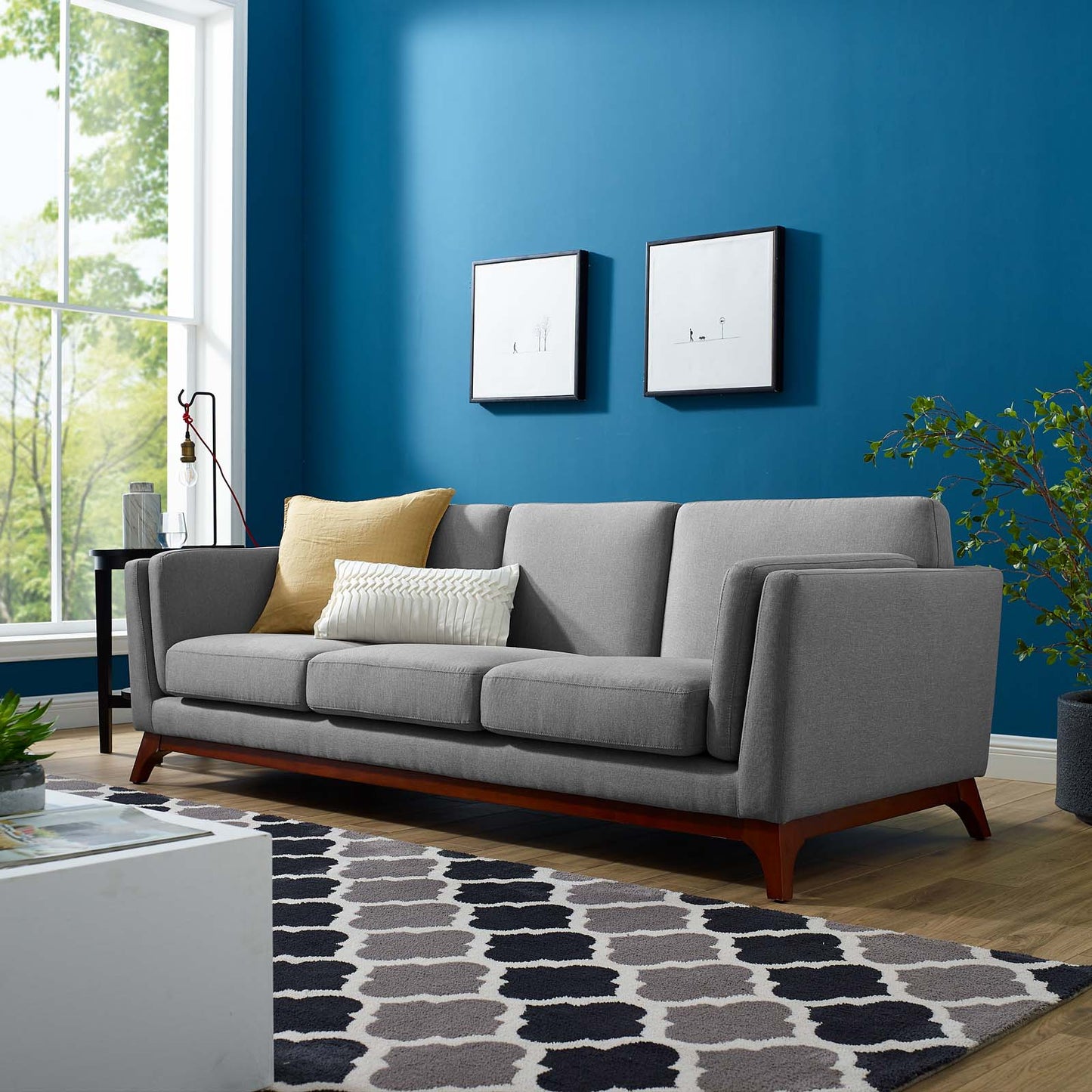 Modway Chance Upholstered Fabric Sofa | Sofas | Modishstore-10