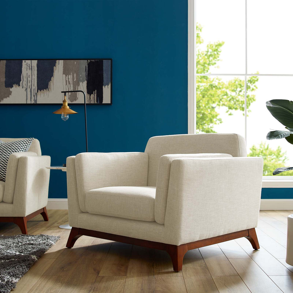 Modway Chance Upholstered Fabric Armchair - EEI-3063 | Armchairs | Modishstore - 1