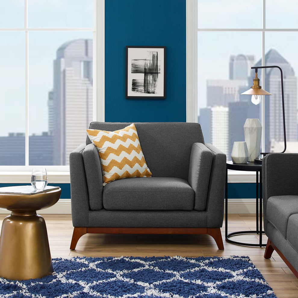 Modway Chance Upholstered Fabric Armchair - EEI-3063 | Armchairs | Modishstore - 6