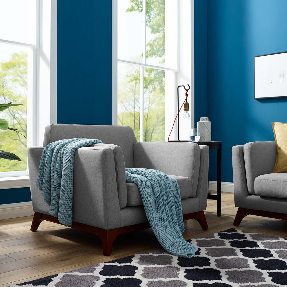 Modway Chance Upholstered Fabric Armchair - EEI-3063 | Armchairs | Modishstore - 11