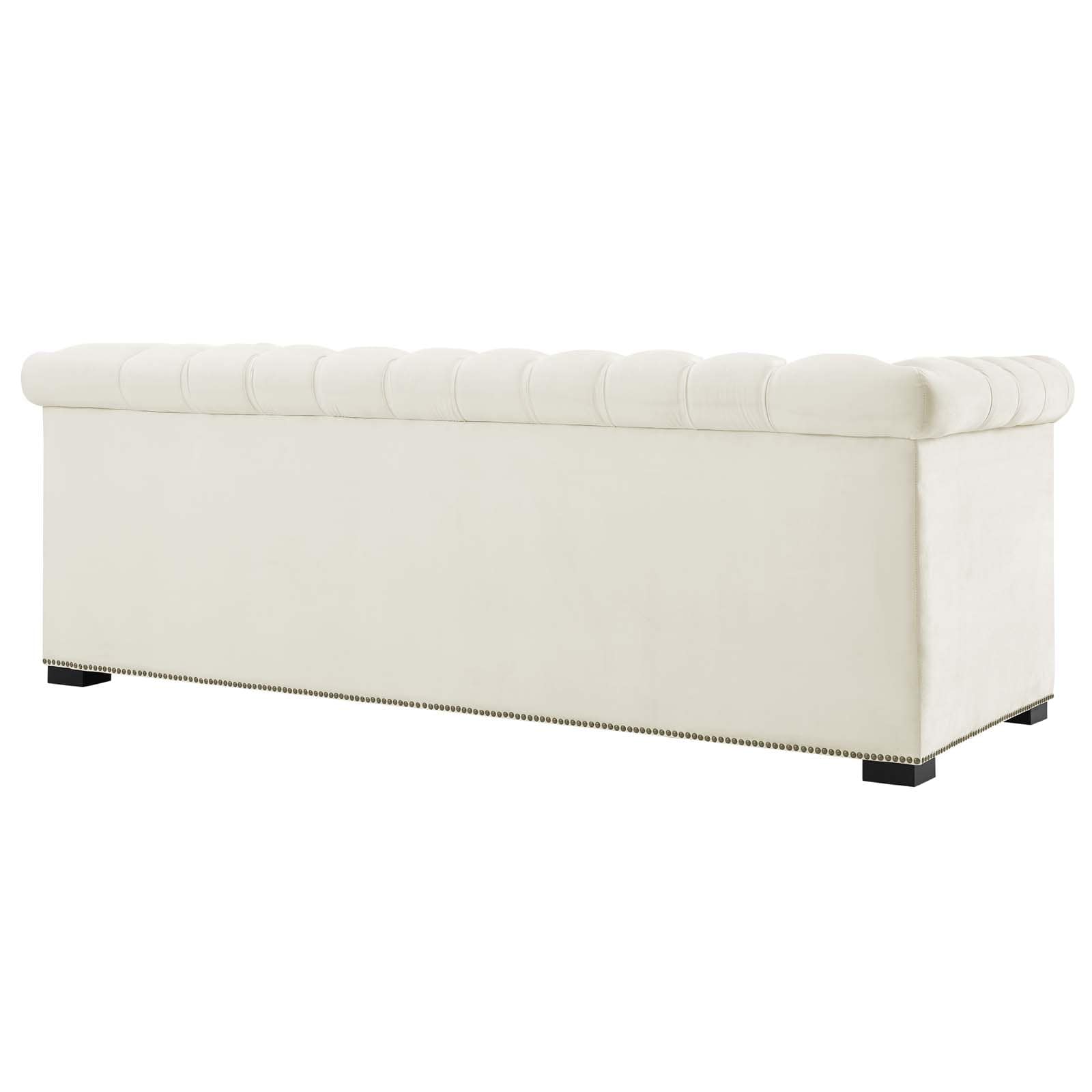 Modway Heritage Upholstered Velvet Sofa | Sofas | Modishstore-9