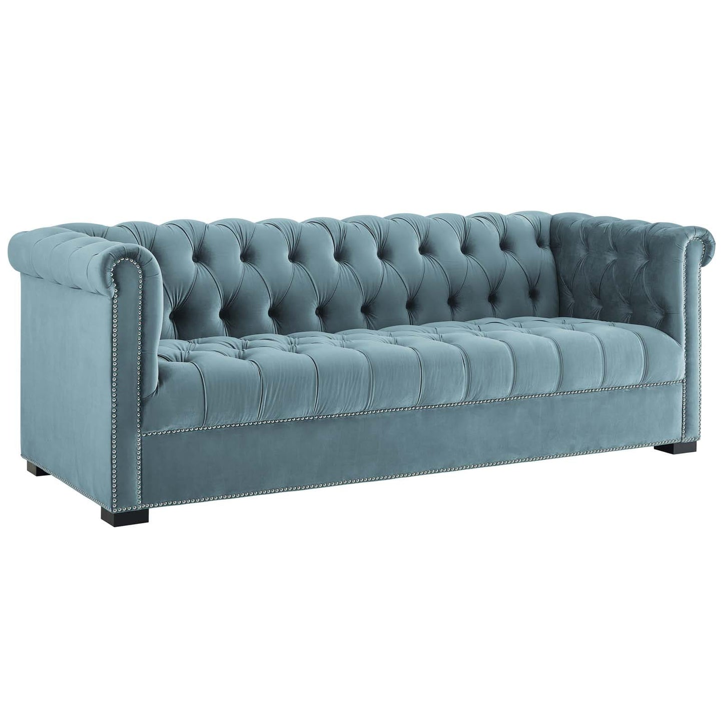 Modway Heritage Upholstered Velvet Sofa | Sofas | Modishstore-18