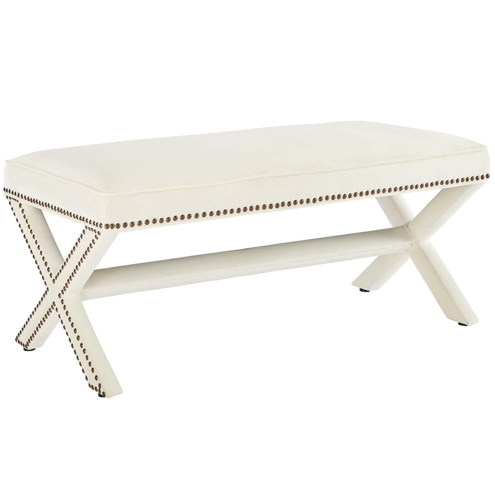 Modway Rivet Upholstered Velvet Bench - EEI-3067 | Benches | Modishstore - 6