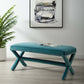 Modway Rivet Upholstered Velvet Bench | Stools & Benches | Modishstore-14