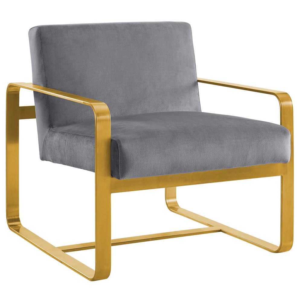 Astute Performance Velvet Armchair By Modway - EEI-3070 | Armchairs | Modishstore - 2