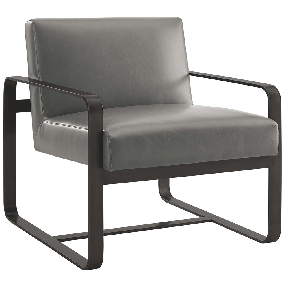 Modway Astute Faux Leather Armchair - EEI-3072 | Armchairs | Modishstore - 2