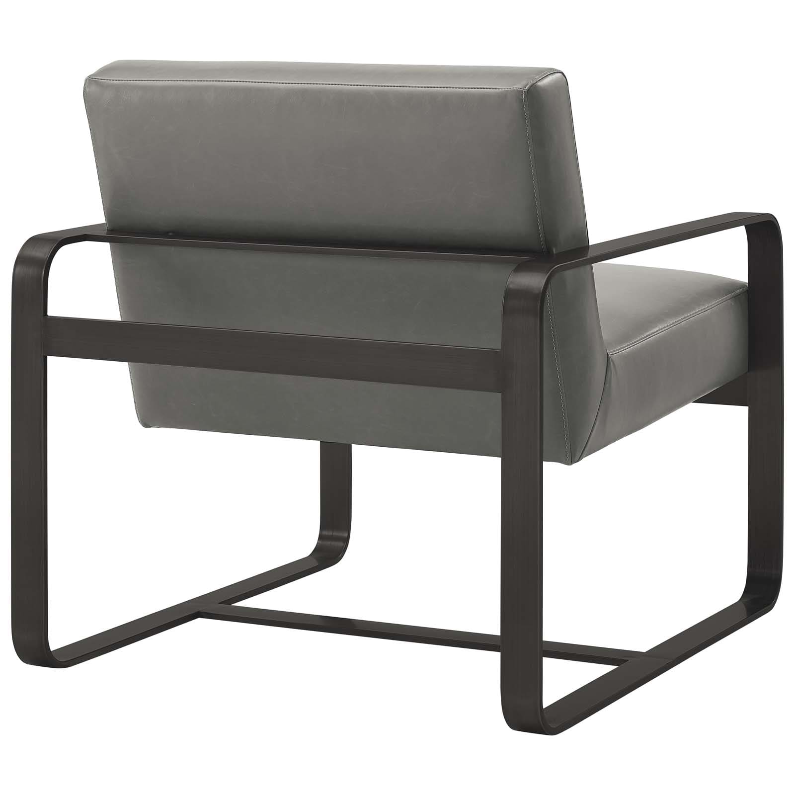 Modway Astute Faux Leather Armchair | Armchairs | Modishstore-4