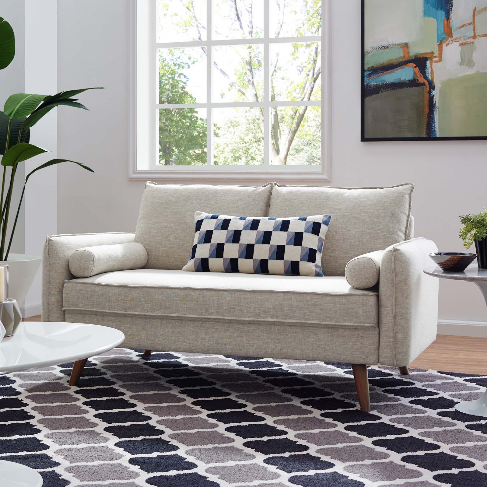 Modway Revive Upholstered Fabric Loveseat | Loveseats | Modishstore-5