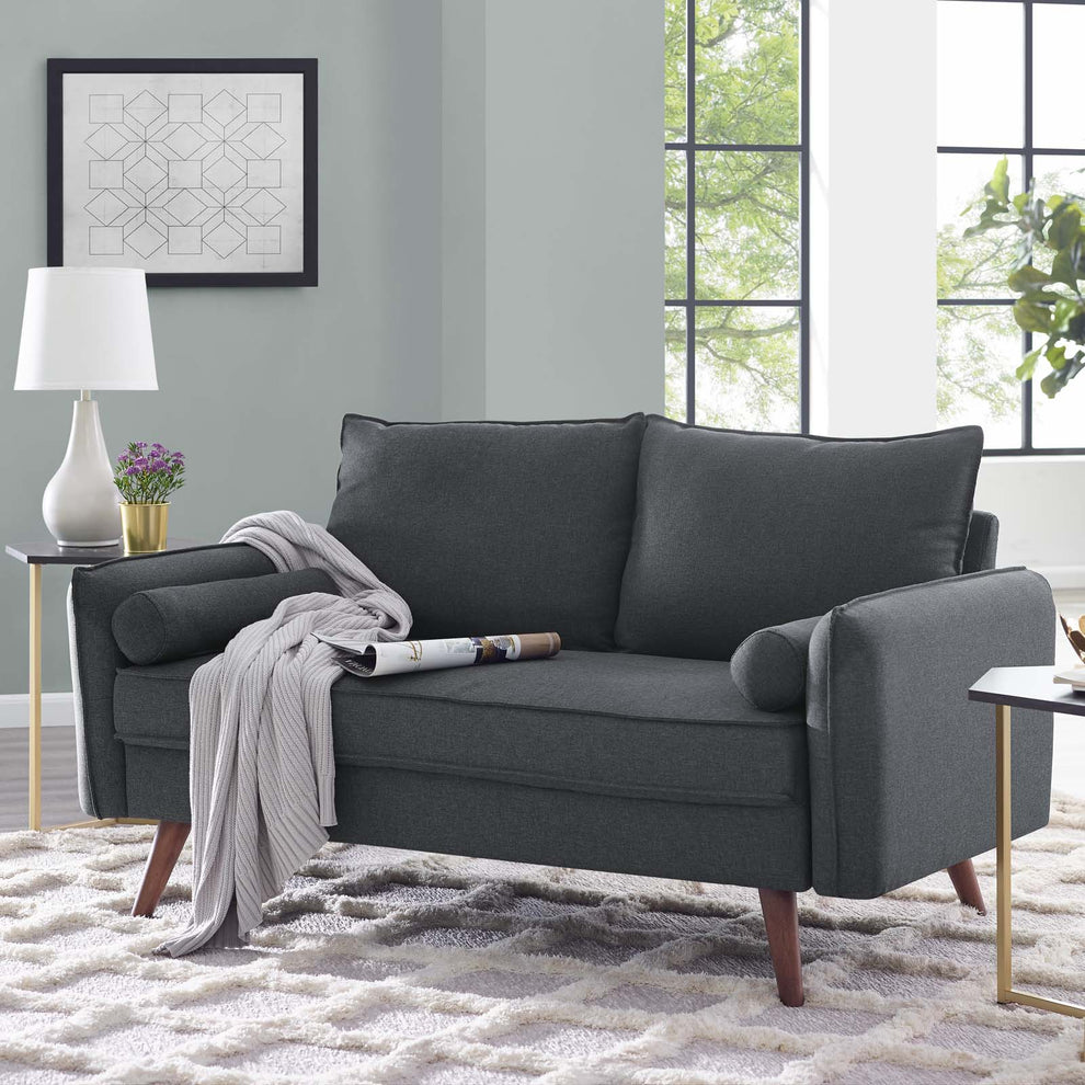 Modway Revive Upholstered Fabric Loveseat - EEI-3091 | Loveseats | Modishstore - 9