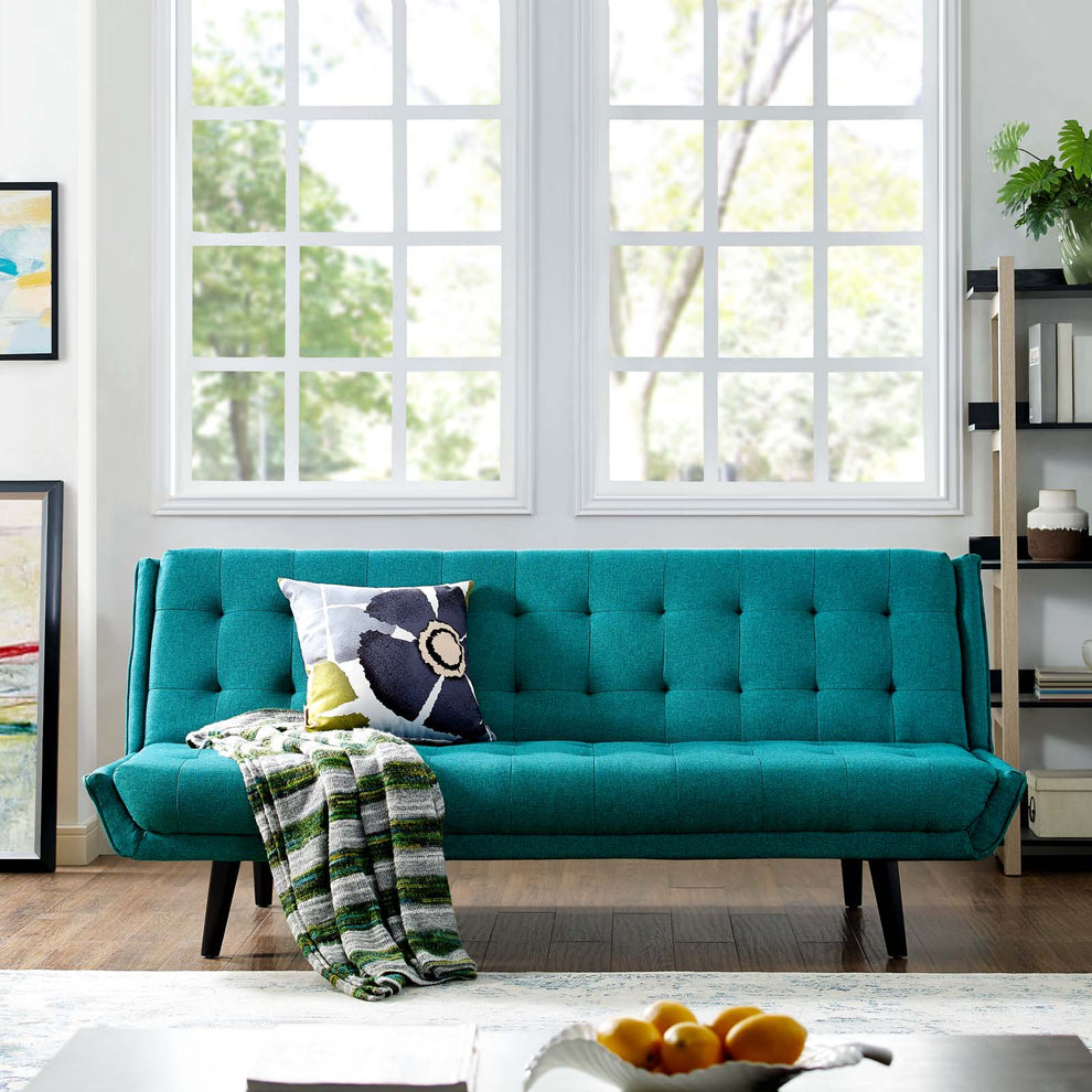 Modway Glance Tufted Convertible Fabric Sofa Bed - EEI-3093 | Sofas | Modishstore - 19