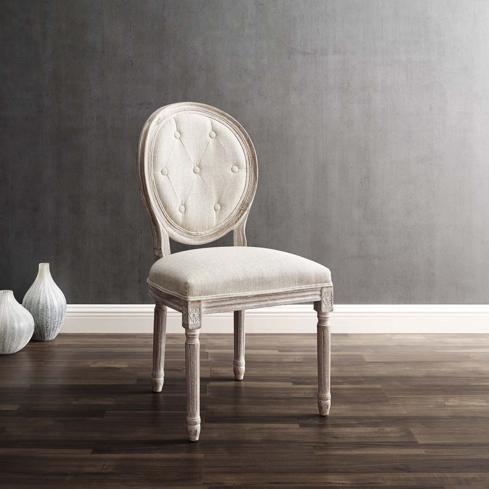 Modway Arise Vintage French Upholstered Fabric Dining Side Chair Set of 2 - EEI-3105 | Dining Chairs | Modishstore - 15