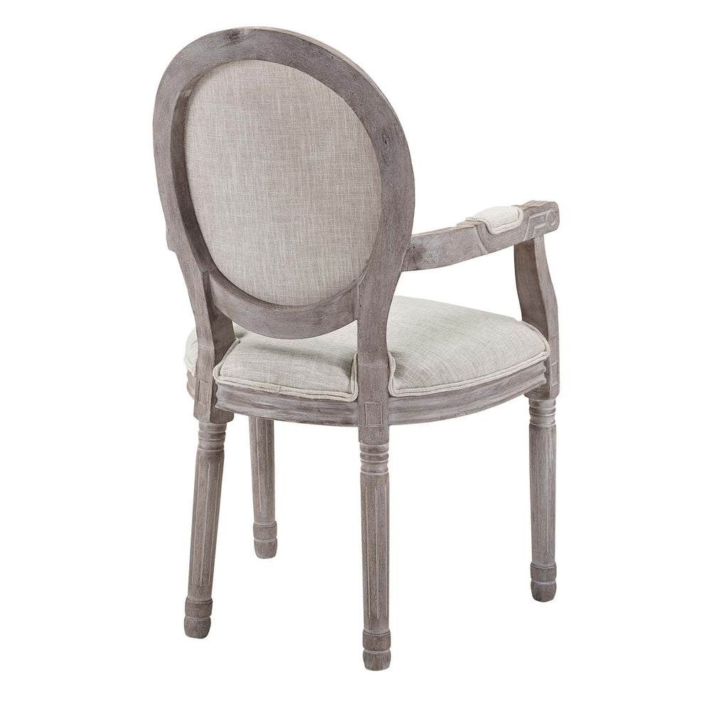 Modway Arise Vintage French Upholstered Fabric Dining Armchair Set of 2 - EEI-3106 | Dining Chairs | Modishstore - 2
