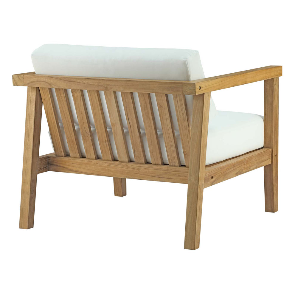 Modway Bayport 3 Piece Outdoor Patio Teak Set - EEI-3112 | Armchairs | Modishstore - 5