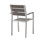 Modway Shore Outdoor Patio Aluminum Dining Armchair | Dining Chairs | Modishstore-4