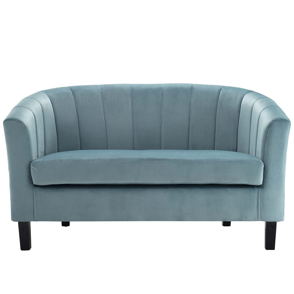 Modway Prospect Channel Tufted Upholstered Velvet Loveseat - EEI-3137 | Loveseats | Modishstore - 25