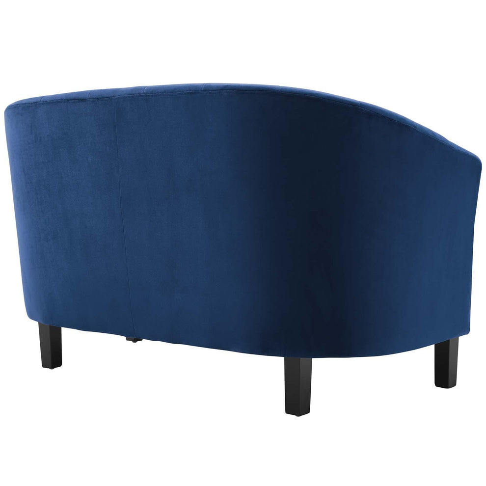 Modway Prospect Channel Tufted Upholstered Velvet Loveseat - EEI-3137 | Loveseats | Modishstore - 20
