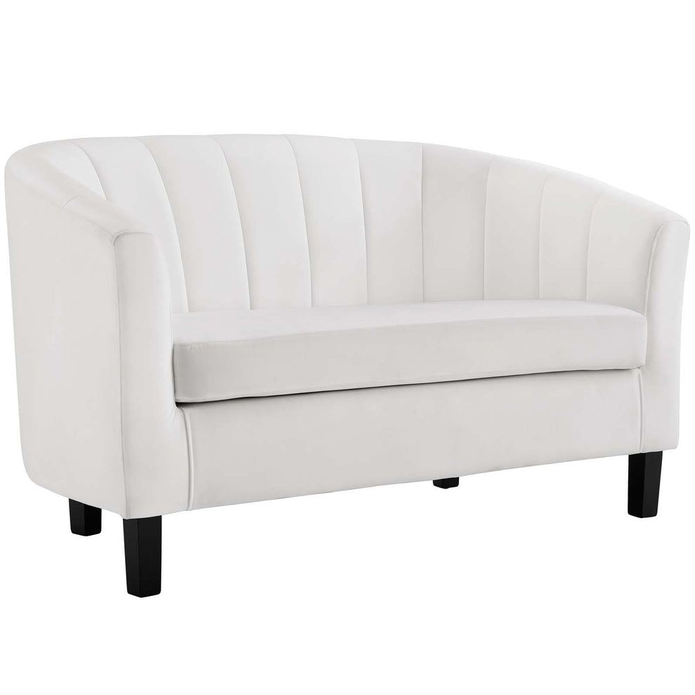Modway Prospect Channel Tufted Upholstered Velvet Loveseat - EEI-3137 | Loveseats | Modishstore - 28