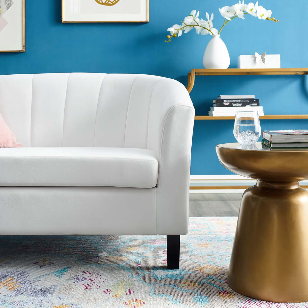 Modway Prospect Channel Tufted Upholstered Velvet Loveseat - EEI-3137 | Loveseats | Modishstore - 31