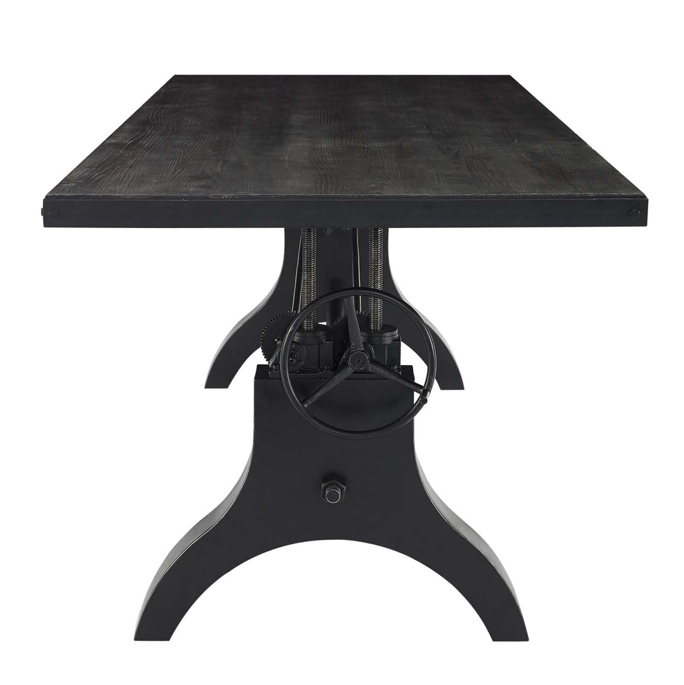 Modway Genuine 96" Crank Height Adjustable Rectangle Dining and Conference Table - EEI-3147 | Dining Tables | Modishstore - 10