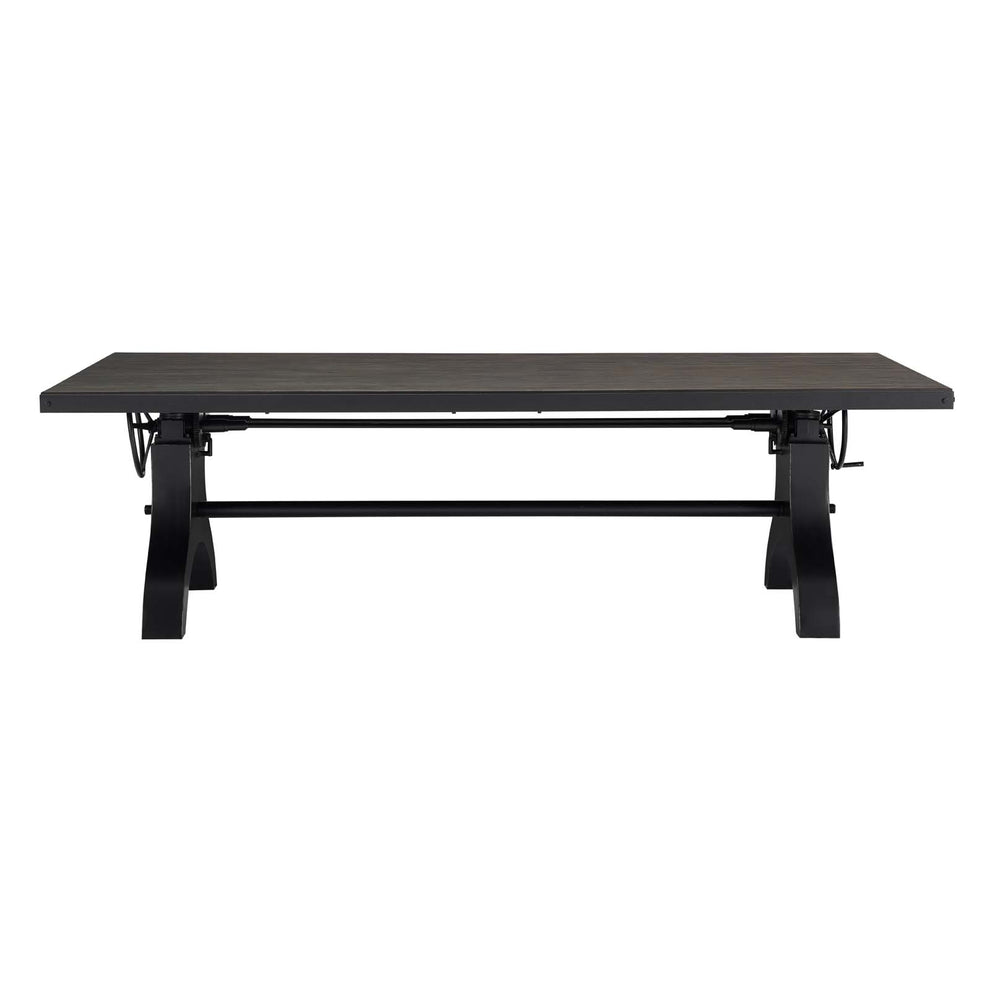 Modway Genuine 96" Crank Height Adjustable Rectangle Dining and Conference Table - EEI-3147 | Dining Tables | Modishstore - 2