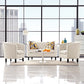 Modway Prospect 3 Piece Upholstered Fabric Loveseat and Armchair Set | Loveseats | Modishstore