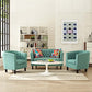 Modway Prospect 3 Piece Upholstered Fabric Loveseat and Armchair Set | Loveseats | Modishstore-57