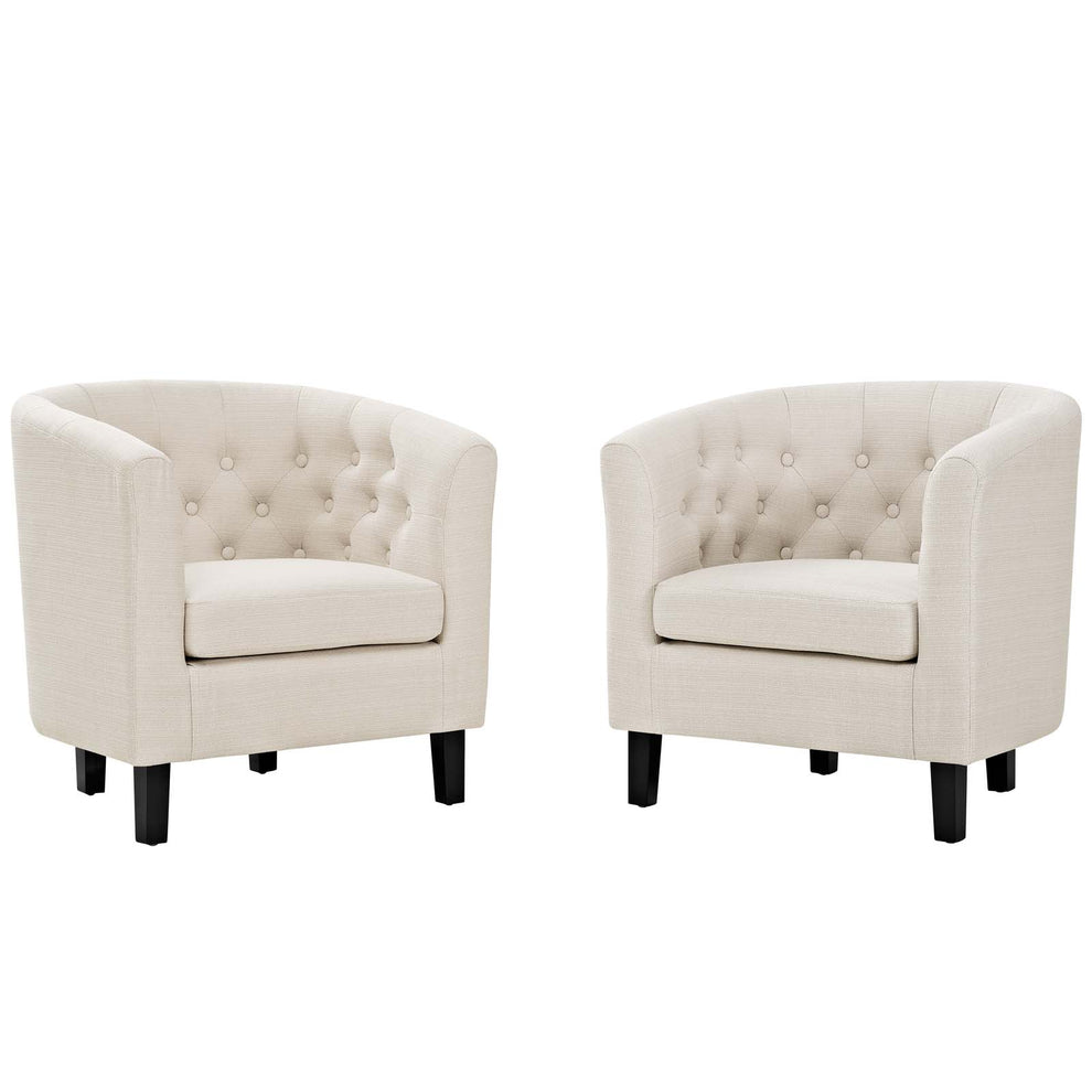 Modway Prospect 2 Piece Upholstered Fabric Armchair Set - EEI-3150 | Armchairs | Modishstore - 3