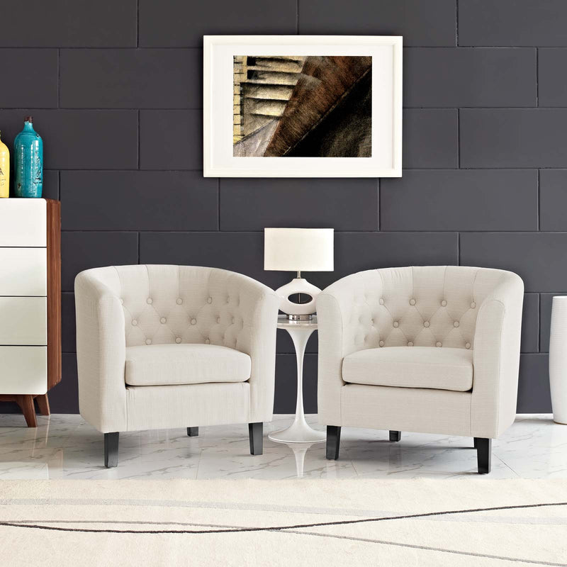 Modway Prospect 2 Piece Upholstered Fabric Armchair Set - EEI-3150 | Armchairs | Modishstore - 38