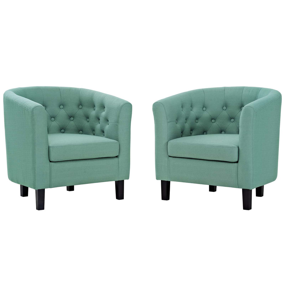 Modway Prospect 2 Piece Upholstered Fabric Armchair Set - EEI-3150 | Armchairs | Modishstore - 4