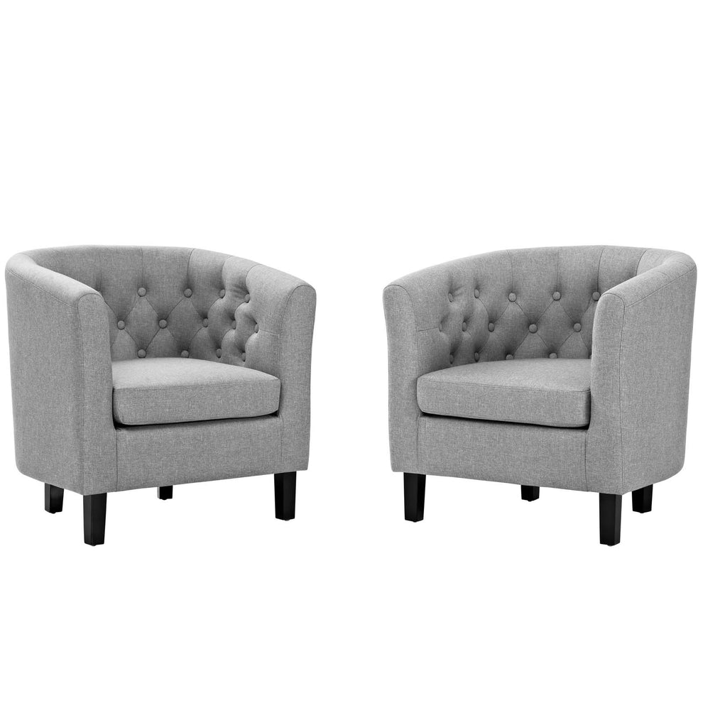 Modway Prospect 2 Piece Upholstered Fabric Armchair Set - EEI-3150 | Armchairs | Modishstore - 5