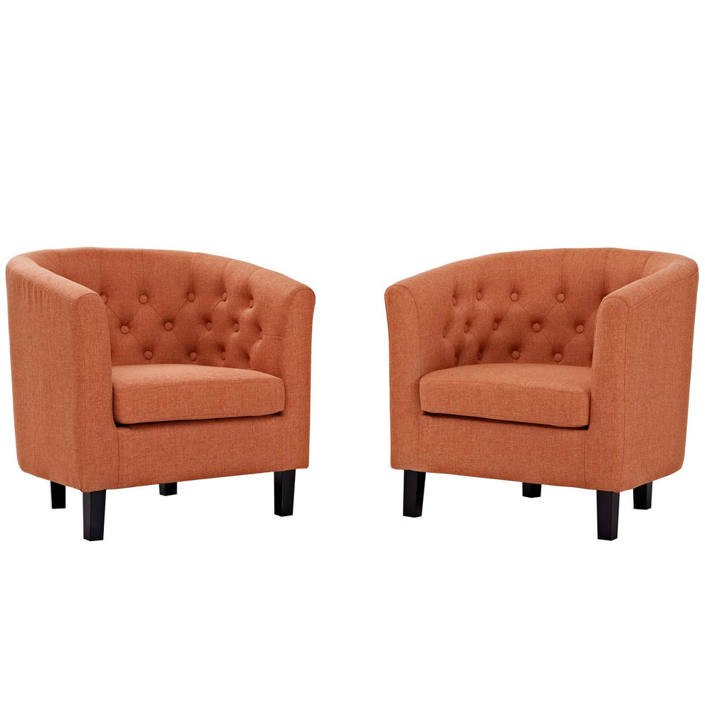 Modway Prospect 2 Piece Upholstered Fabric Armchair Set - EEI-3150 | Armchairs | Modishstore - 6