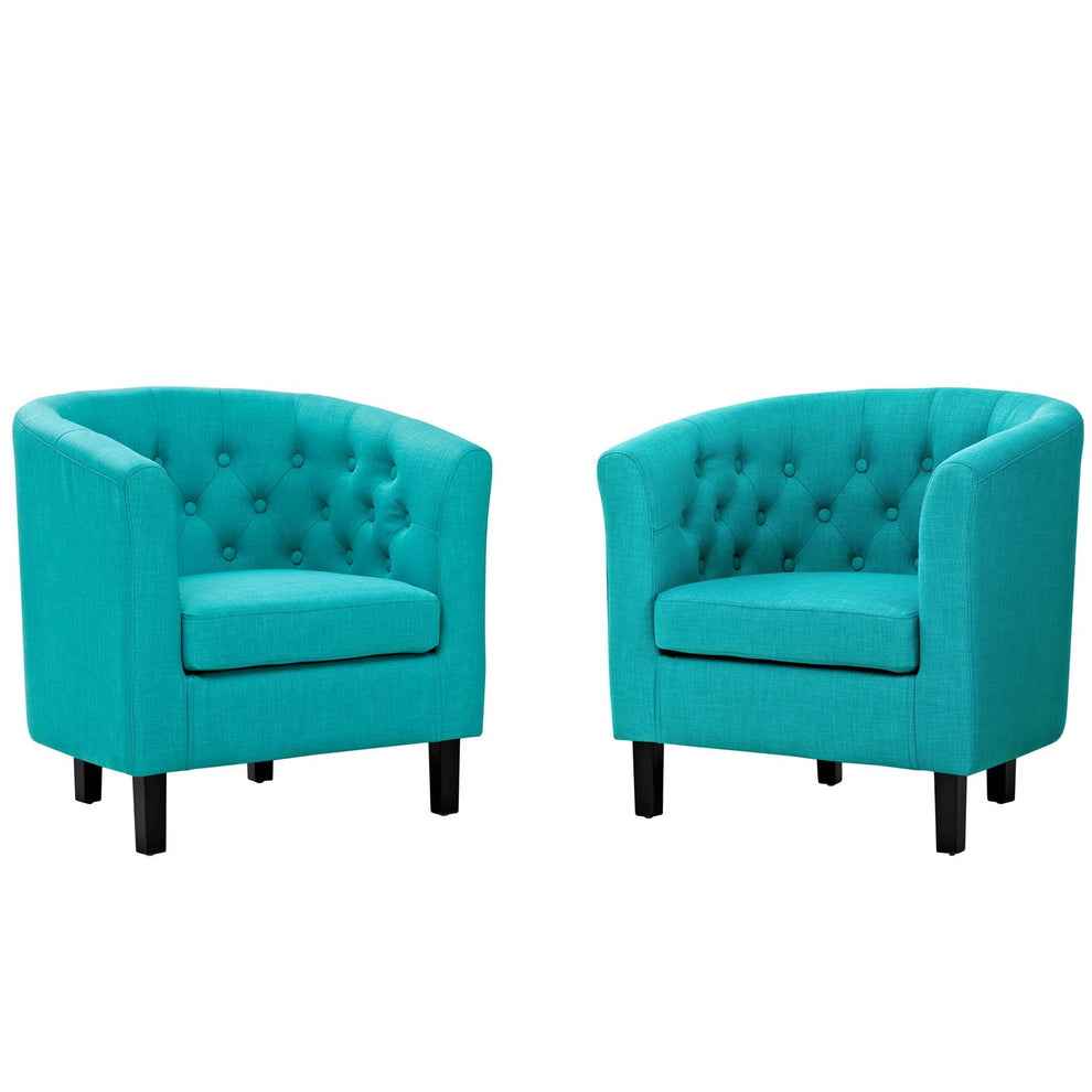Modway Prospect 2 Piece Upholstered Fabric Armchair Set - EEI-3150 | Armchairs | Modishstore - 7
