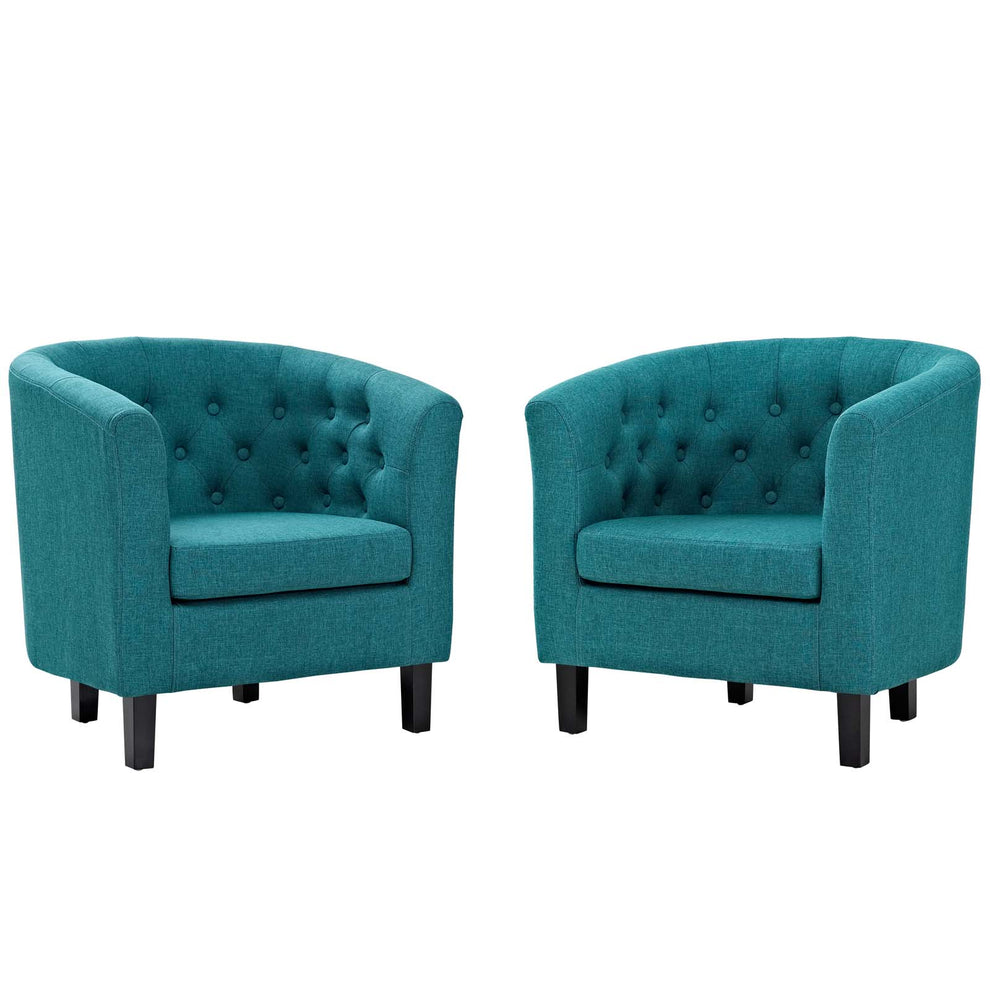 Modway Prospect 2 Piece Upholstered Fabric Armchair Set - EEI-3150 | Armchairs | Modishstore - 8
