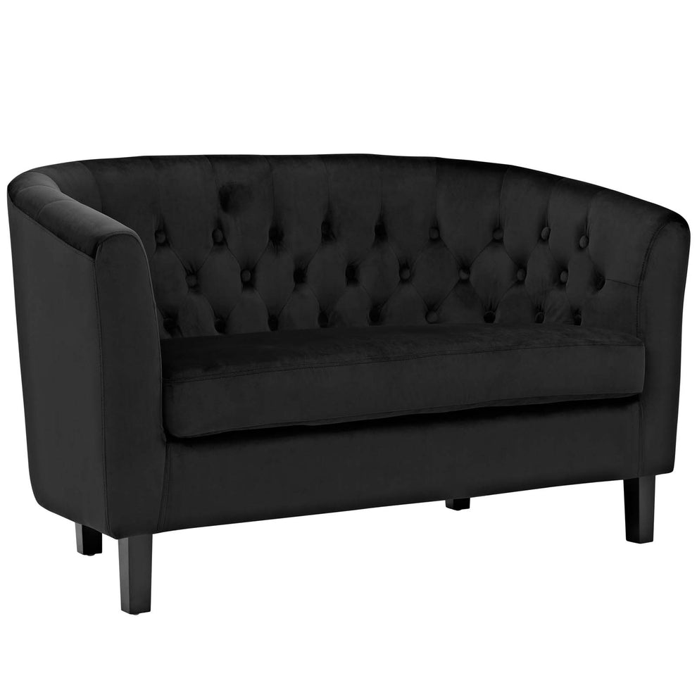 Modway Prospect 3 Piece Performance Velvet Loveseat and Armchair Set - EEI-3152 | Sofa Set | Modishstore - 12